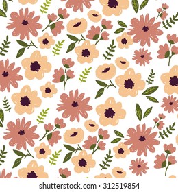 delicate floral background vector design