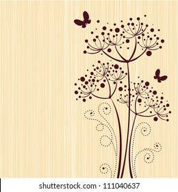 Delicate floral design