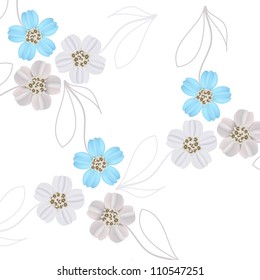 Delicate floral designs
