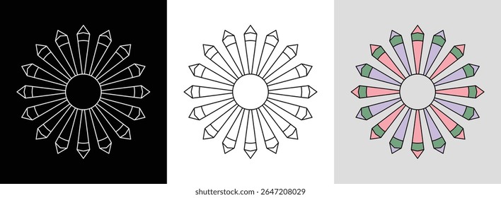 Delicate floral mandala with geometric precision and muted pastel tones for elegant decor.