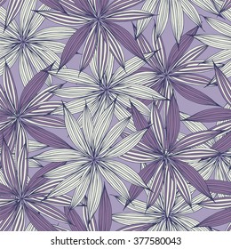 Delicate floral pattern.