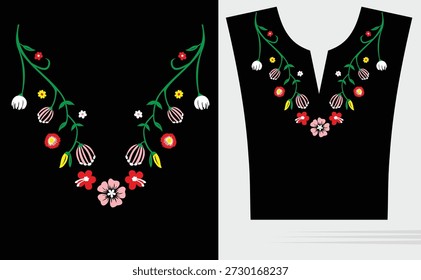 Zarte Blumenmuster Design Kunstwerk