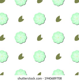 Delicate floral pattern. Elegant light pattern. Textile and fabric design.