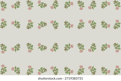 A delicate floral pattern inspired by natural and elegant harmony
