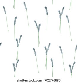 Delicate floral pattern with lavender. Beautiful cute background for printing on fabric, surface, paper, scrap-booking, patchwork, wallpapers. Vector illustration Vintage retro style,shabby chic 