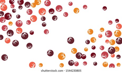 Delicate Floral Pattern with Simple Stylized Berries for Greeting Card or Poster. Naive Daisy Berries in Primitive Style. Vector Background for Spring or Summer Design.
