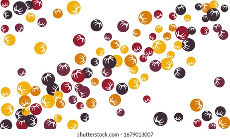 Delicado patrón floral con sencillos bayas estilizadas para tarjeta de felicitación o póster. Naive Daisy Berries en estilo Primitivo. Fondo vectorial para el diseño de primavera o verano.
