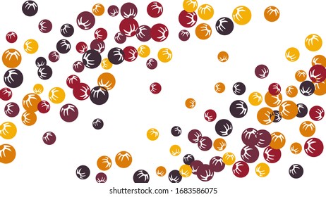 Delicado patrón floral con sencillos bayas estilizadas para tarjeta de felicitación o póster. Naive Daisy Berries en estilo Primitivo. Fondo vectorial para el diseño de primavera o verano.
