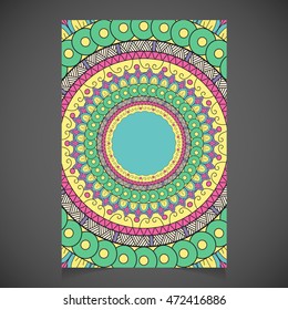 delicate floral pattern. Vector background. Card or invitation. Vintage decorative elements. Hand drawn background. Islam, arabic, indian, ottoman motifs.