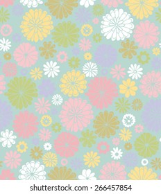 Delicate floral seamless pattern.