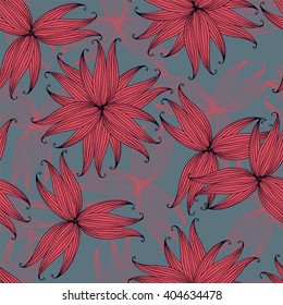 Delicate floral seamless pattern.