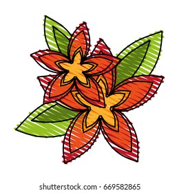 delicate flower doodle image