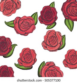 delicate flower drawing icon image 