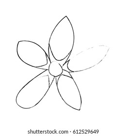 delicate flower icon image 