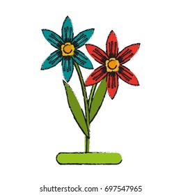 delicate flower icon image
