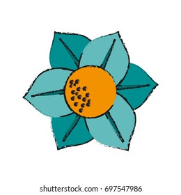 delicate flower icon image
