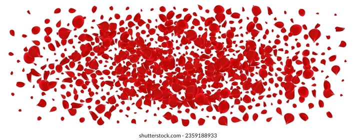 Delicado Vector Japonés De Flor Fondo Panorámico Blanco. La textura de la flor de la belleza. Hermoso diseño de la mosca Sakura. Banner De Caída De La Encimera Roja.