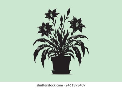 Delicate flower vector artwork beautiful celebration