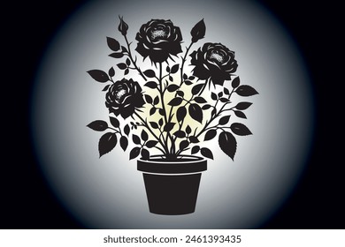 Delicate flower vector artwork beautiful celebration