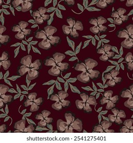 Delicate flowery pattern in small flowers. Floral seamless background for textile, wallpapers, print, wrap and papers