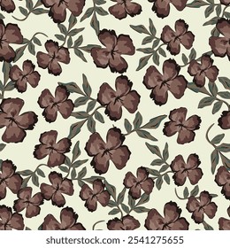 Delicate flowery pattern in small flowers. Floral seamless background for textile, wallpapers, print, wrap and papers