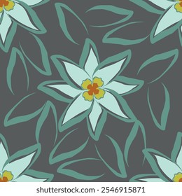 Delicate flowery pattern in small flowers. Floral seamless background for textile, wallpapers, print, wrap and papers