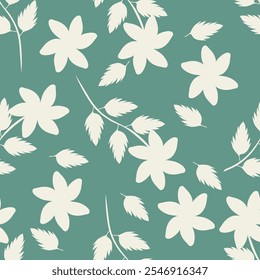 Delicate flowery pattern in small flowers. Floral seamless background for textile, wallpapers, print, wrap and papers