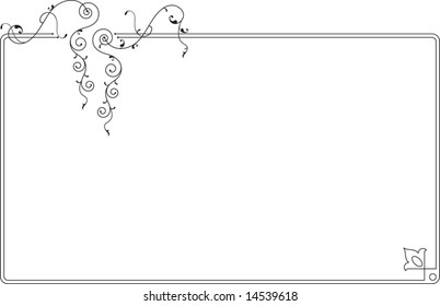 Delicate Frame Design (Design Element frame)