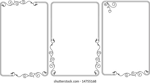 Delicate Frame design (Design Element frame)