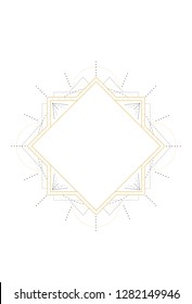 Delicate Geometric Border