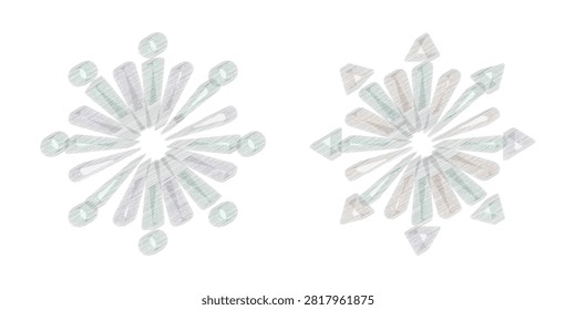 Delicate glitter snowflake pattern ideal for winter decorations and seasonal graphic projects.