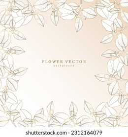 Delicado fondo floral gradiente con ramas de rosa. Antecedentes de postales, diplomas, tarjetas de invitación y bodas, portadas, diseños