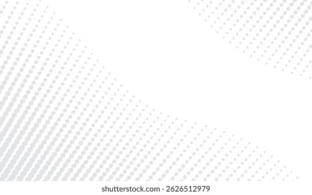 Delicate gray dot pattern overlay with ample white space, ideal for background textures or design elements offering a clean and modern aesthetic look