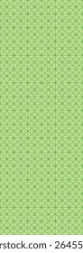 Delicate green lattice pattern with subtle geometric shapes and fine lines