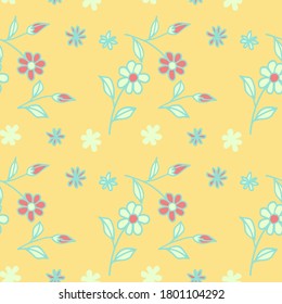 Delicate Indonesian Rapport. Small Flowers.
