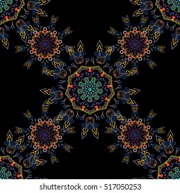 Delicate intricate decorated for wedding ceremonies, anniversary, party, events. Vector neutral, blue and yellow damask lace floral ornament.