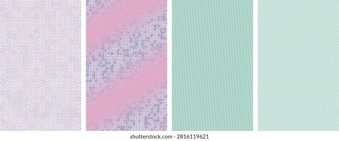 Delicate light green background. Intricate hexagonal geometric pattern repeats across the surface. Clean and fresh design.