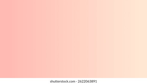 A delicate light peach to soft pink gradient, offering a gentle and warm transition. Ideal for romantic, feminine designs, backgrounds, or projects that evoke softness and subtle elegance.