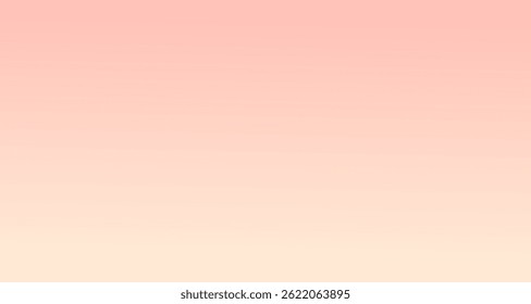 A delicate light peach to soft pink gradient, offering a gentle and warm transition. Ideal for romantic, feminine designs, backgrounds, or projects that evoke softness and subtle elegance.