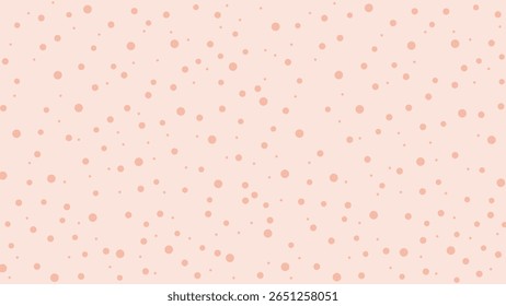 A delicate light pink background vector with scattered darker pink dots, perfect for soft, subtle, or feminine designs.