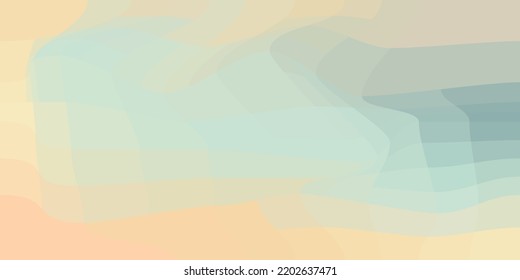 Delicate mint-peach. Colorful abstract gradient consisting of rectangles. Spectral dynamic background of square shape. Geometric collection. Vector.