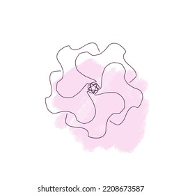 Delikater Minzpfirsich. Farbige abstrakte Farbskala bestehend aus Rechtecken. Spektraler dynamischer Hintergrund quadratischer Form. Geometrische Sammlung. Vektorgrafik.