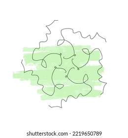 Delikater Minzpfirsich. Farbige abstrakte Farbskala bestehend aus Rechtecken. Spektraler dynamischer Hintergrund quadratischer Form. Geometrische Sammlung. Vektorgrafik.