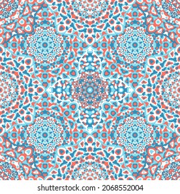 Feine, geometrische, florale, nahtlose Muster, vektor-modische grafische Gestaltung für den Stoffdruck, ethnische Batik, Stoffgewebe. Blumengeometrische abstrakte Ornamente.