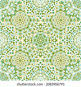 Delicado diseño gráfico de diseño vectorial de diseño de estilo vectorial floral geométrico de apertura para la impresión textil, batik étnico, tela de tela. Ornamento abstracto geométrico floral.