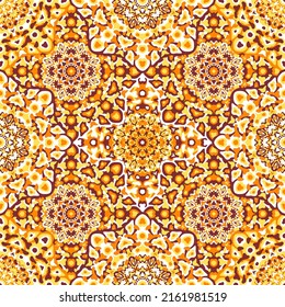 Delicate openwork geometric floral seamless pattern vector fashionable graphic design for textile print, ethnic batik, cloth fabric. Floral geometric abstract ornament.