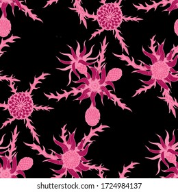 Delicate Orient Rapport. Seamless Doodle with