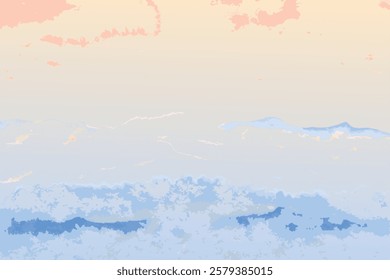 Delicate Pastel Abstract Background with Soft Hues Vector Illustration Design