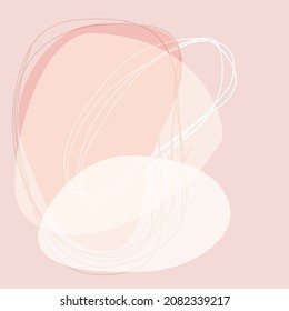 Delicate pastel beige and pink shades abstract background. Modern illustration for text, promotions, advertisements, messages, discounts, etc.