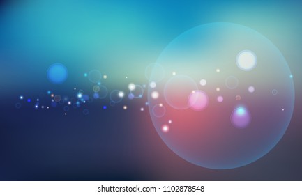Delicate, pastel blurred background bokeh